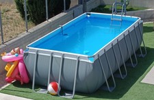 Bestway Power Steel 488x244x122cm Set Piscina - Grigio (56670)