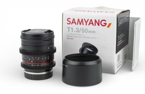 Samyang 50mm umc cs m - samyang, 1.3