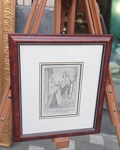 Quadro incisione madonna del - incisione,