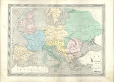Carta geografica antica EUROPA