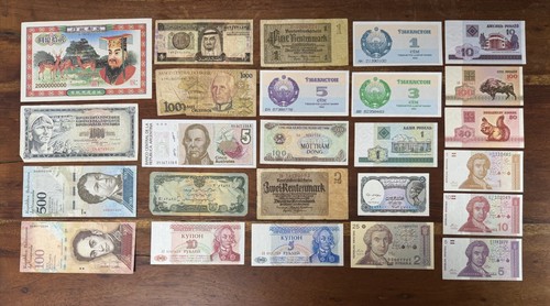 Lotto banconote tutte - 25,