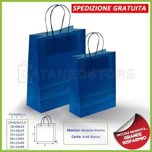 Borse shopper carta manico - borse,