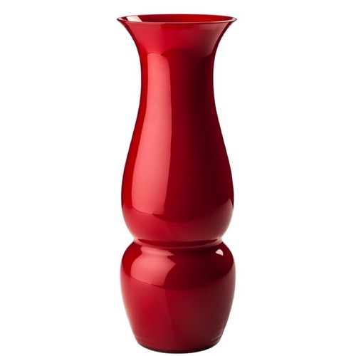 Venini lady vaso rosso 42cm - rosso,
