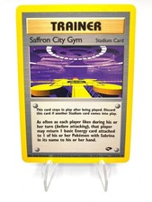 Carta pokemon Saffron City Gym