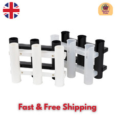 Supporto Canna da Pesca 3 Tubi Staffa di Collegamento Porta Canne da Barca Plastica Canna da Pesca Rac