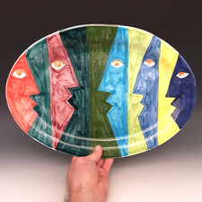 Piatto vassoio ceramica