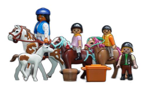 Playmobil set cavalli pony
