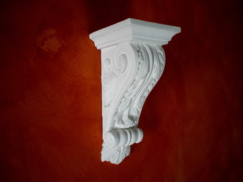 Mensola gesso l 14 - h.31,