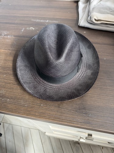 Cappello borsalino panama nero - cappello,
