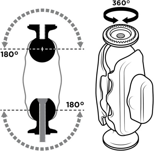 Quad lock 360 - 360, braccio
