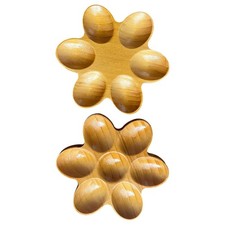 Vassoio Portauova in Legno