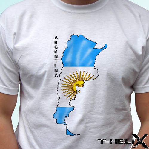 Bandiera mappa argentina - mappa,