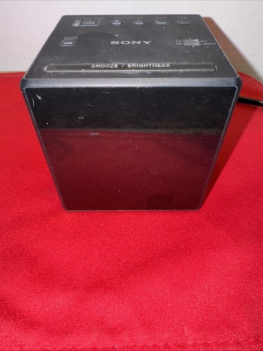 Sony icf black cube fm - icf-c1,