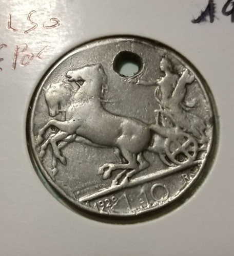 Moneta lire 1929 - moneta, da