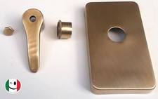 KIT PER RUBINETTO PASSO RAPIDO RETTANGOLARE SCARICO WC - BRONZATO - BRONZO