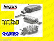 MARMITTA CENTRALE E TERMINALE FIAT PUNTO I 55 1.1 DAL 1993 AL 1999 (6 marce)