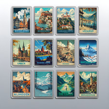 Acrylic Travel City Holiday