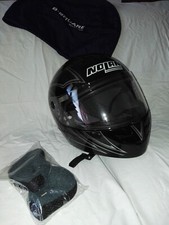 casco per moto, marca NOLAN N62 nero metallizzato, taglia M.