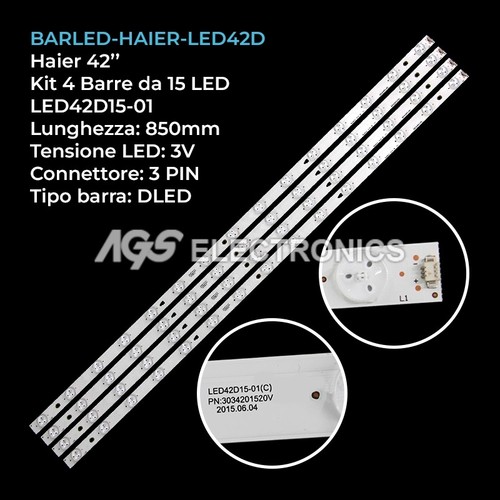 Kit barre strip led - kit, 4