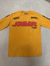 T-shirt manica lunga Justin Bieber Purpose Stadium Tour 2017 oro giallo uomo M