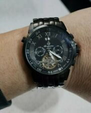 Burgmeister Automatic BM118-622 limited edizion 047/500 - 316L black 2 Cinturini