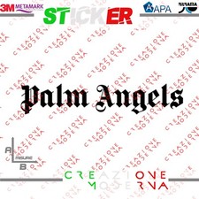 ADESIVO STICKER PALM ANGELS MISURE PERSONALIZZATE