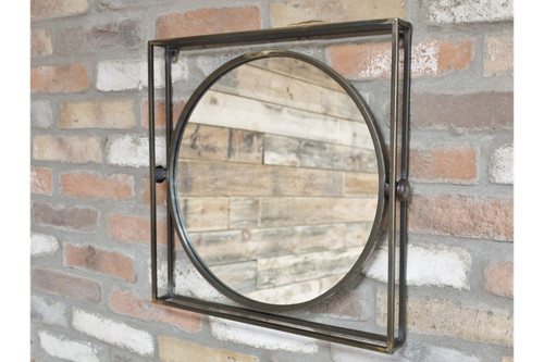 Industrial mirror with - industrial, metal