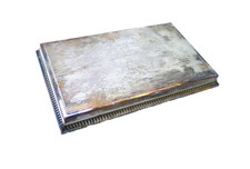 IDEA REGALO VINTAGE SCATOLA PORTA SIGARETTE ARGENTO  LEGNO PREGIATO 1950 FIRENZE