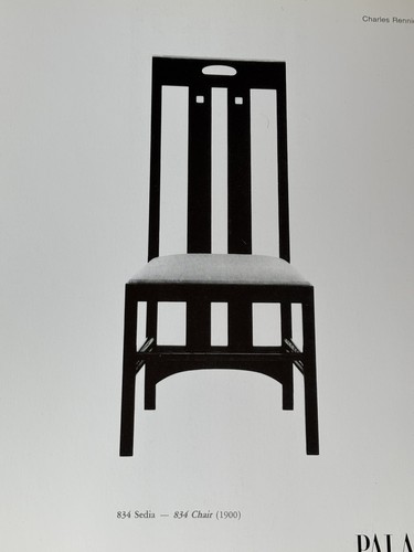 Sedia vintage charles rennie - sedia,
