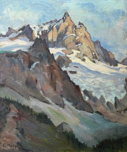 Tableau ancien paysage - , de