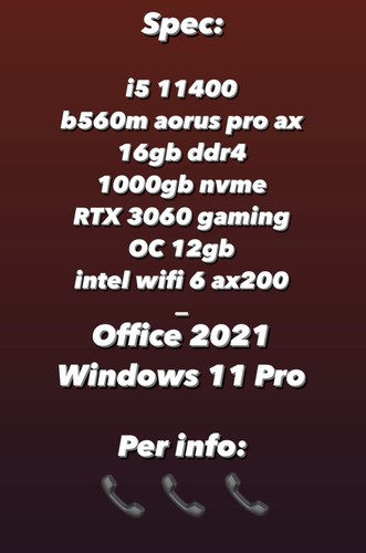 Gaming fisso completo - da,