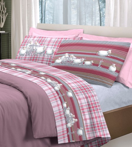 Completo letto pecorelle 100 - pecorelle, 100%
