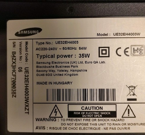 Alimentatore samsung - alimentatore, tv