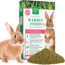 Pellet di cibo per conigli