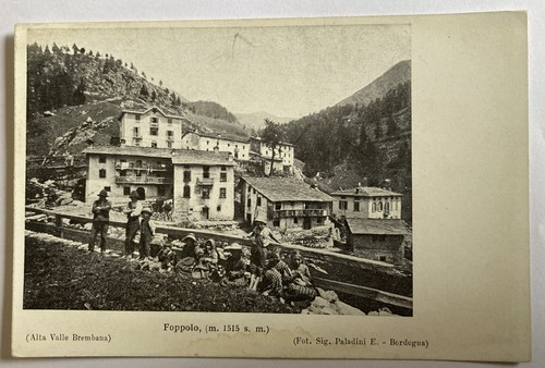 Cartolina bergamo foppolo - bergamo,