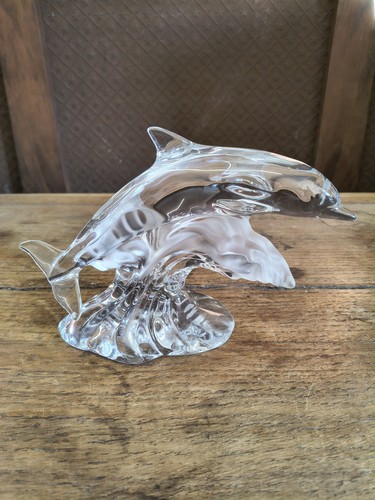 Scultura delfino cristallo - scultura,