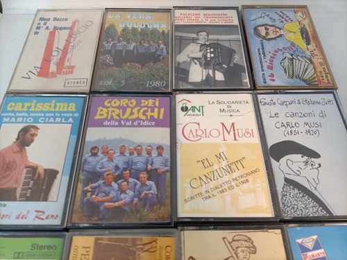 Lotto 12x musicassette - 12x, bologna