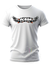 T-SHIRT KTM READY TO RACE MAGLIETTA UNISEX MOTO SPORT ENDURO CROSS RACING