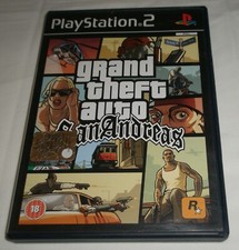 GRAND THEFT AUTO SAN ANDREAS GIOCO PER SONY PLAYSTATION 2 PS2 PAL 