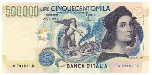 500000 lire banca italia - 500000, d'italia