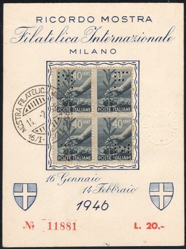 1946 italia ricordo - (fr198),
