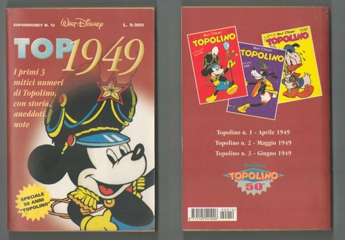Topolino top 1949 the walt - topolino,
