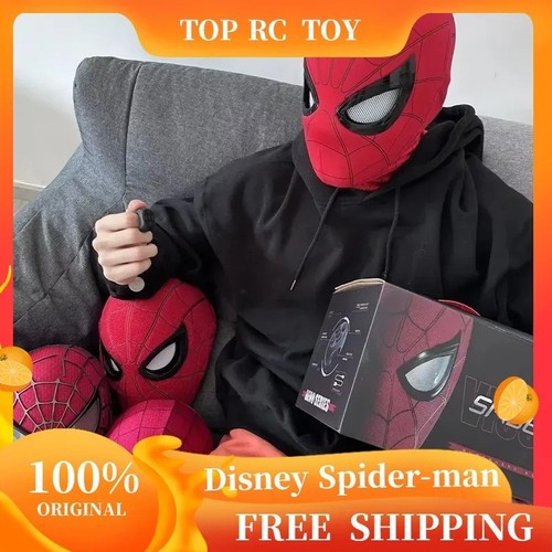 Spider man mask moving - spider-man,