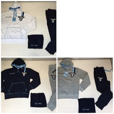 FW15 SS LAZIO AMISTAD TUTA TRACKSUIT OFFICIAL HOODED FELPATA FASCIA