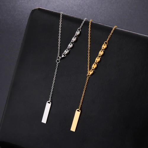 Collana catena acciaio inox - collana,