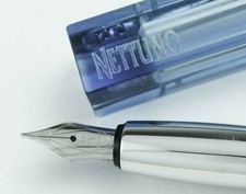 Nettuno Barracuda Penna Stilografica Dimostratrice Blu Edizione Limitata - M