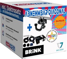 Gancio di traino Brink per