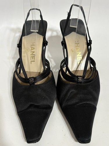 Vintage chanel nero raso logo - nero,