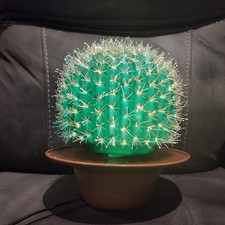 Lampada cactus fibra - cactus, ottica