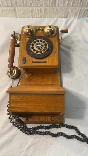 Telefono parete legno - da,